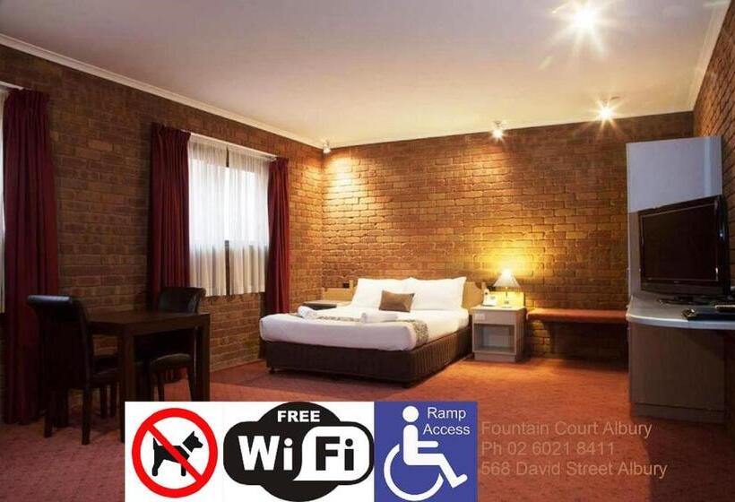 سوئیت با وان آب گرم, Fountain Court Motor Inn Albury
