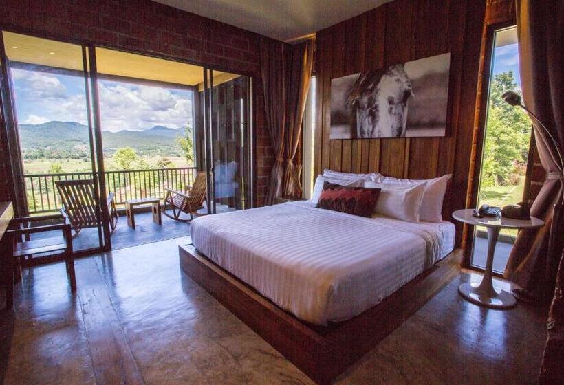 带山景的复式房间, Puripai Villa