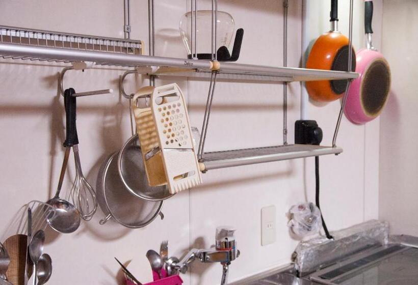 غرفة قياسية سرير بطابقين مزودة بحمام مشترك, Kamikatsura House