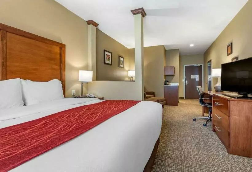 キングサイズベッドのスイートルーム, Comfort Inn & Suites Near Mt. Rushmore