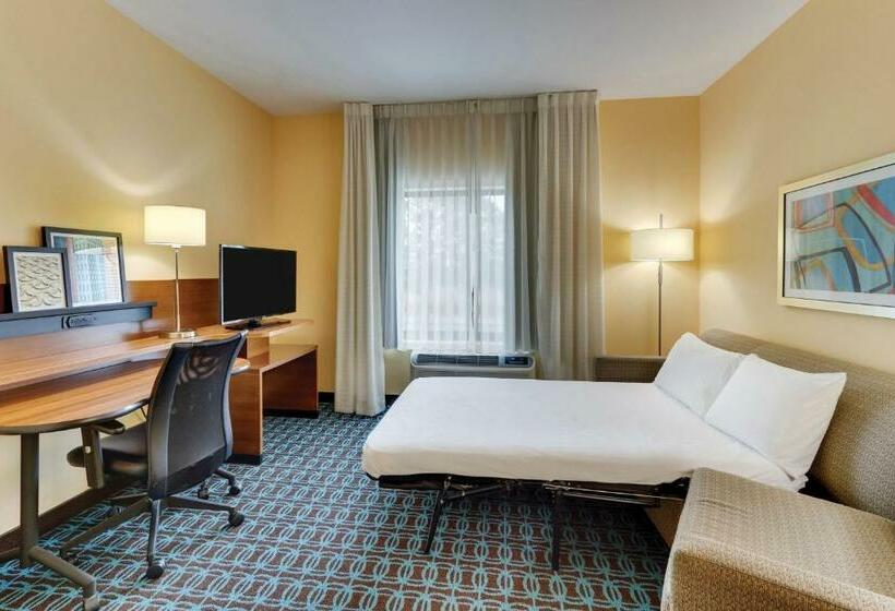 キングサイズベッドのスイートルーム, Fairfield Inn & Suites By Marriott Dunn I 95