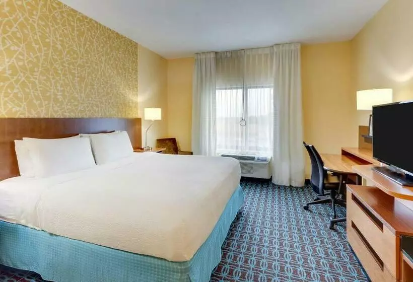 キングサイズベッドのスタンダードルーム, Fairfield Inn & Suites By Marriott Dunn I 95