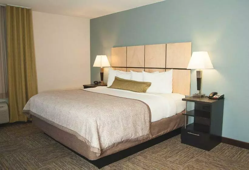 キングサイドベッドのスタンダードワンルーム, Candlewood Suites Denver North   Thornton, An Ihg