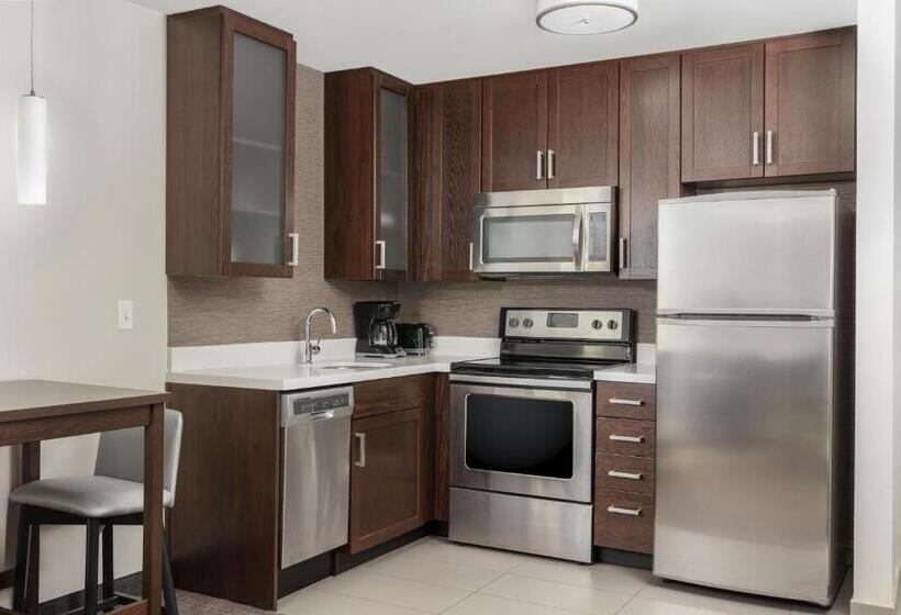 带大床的套房, Residence Inn By Marriott Kansas City At The Legends