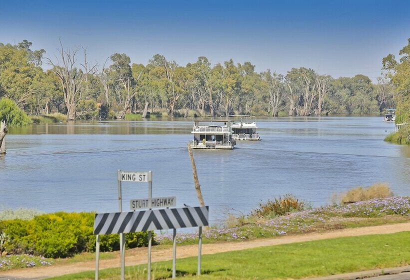 Deluxe room with river view, Mildura Riverview Motel