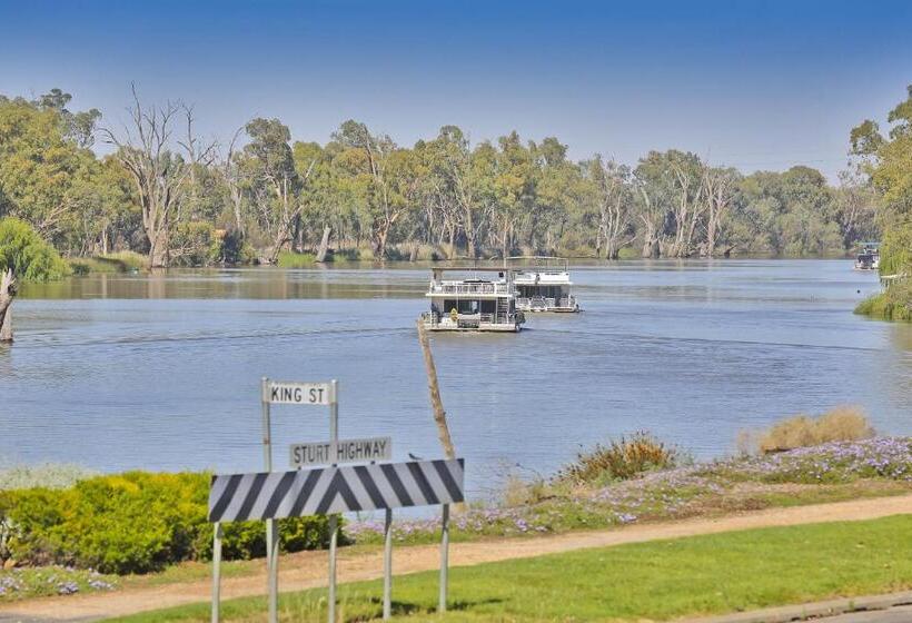 Deluxe room with river view, Mildura Riverview Motel