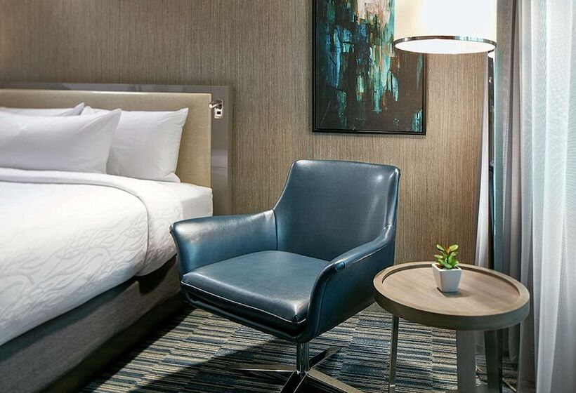 带2个双人床的标准工作室, Hilton Garden Inn San Diego Downtown/bayside