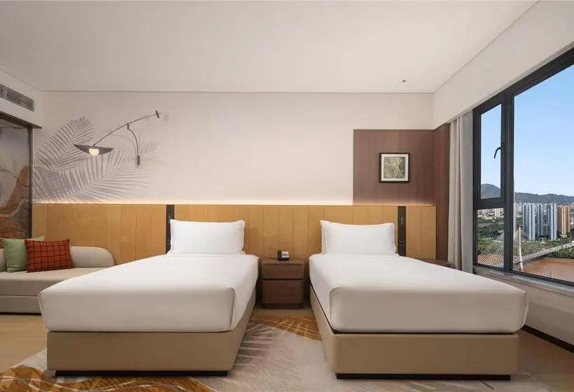 اتاق لوکس با چشمانداز دریا, Hilton Haikou