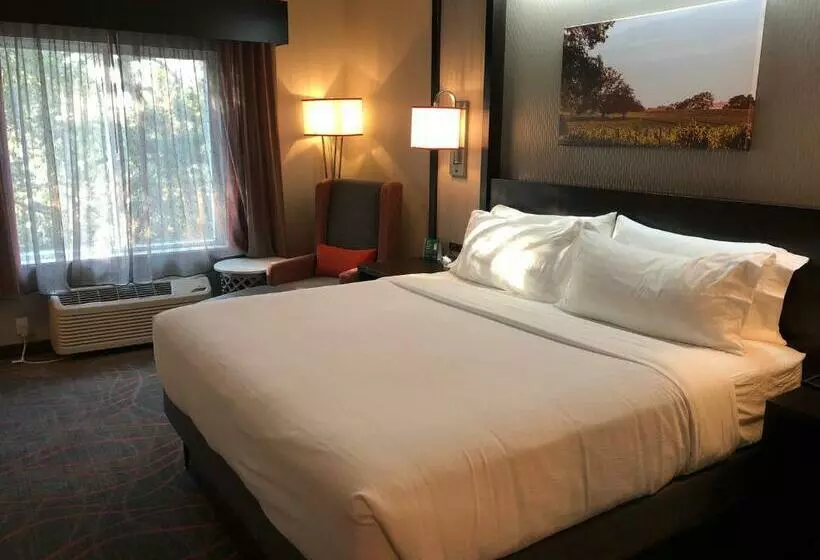 キングサイズベッドのデラックスルーム, Holiday Inn Windsor   Wine Country, An Ihg