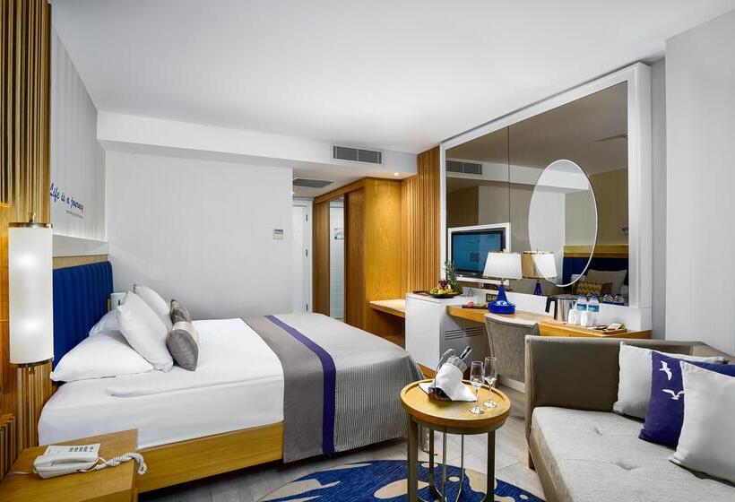 اتاق استاندارد با چشم‌انداز دریا, Sidemarin Kirman Premium - Ultra All Inclusive
