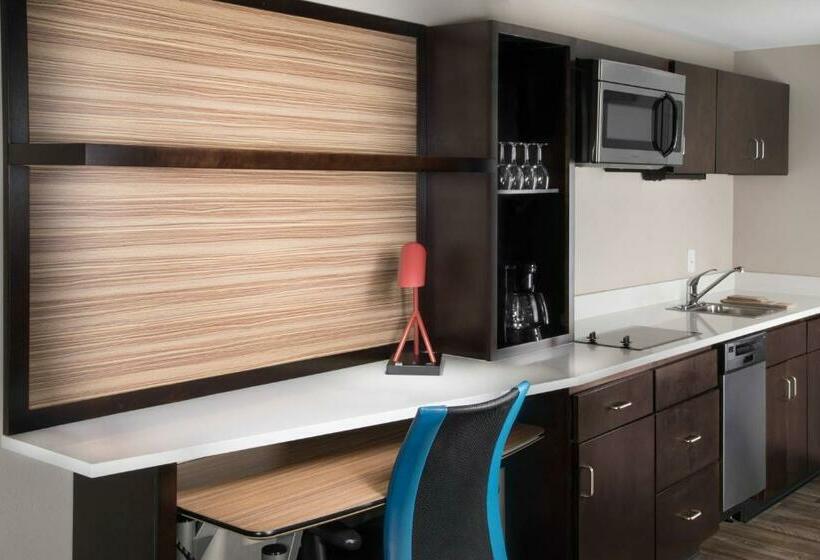 带大床的标准工作室, Towneplace Suites By Marriott Nashville Smyrna