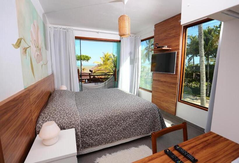 غرفة قياسية مطلّة علي البحر مزوَّدة بشُرفة, Pousada Rigatoni