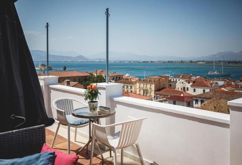 חדר סופריור משפחתי נוף לים, Porto Bello Nafplio