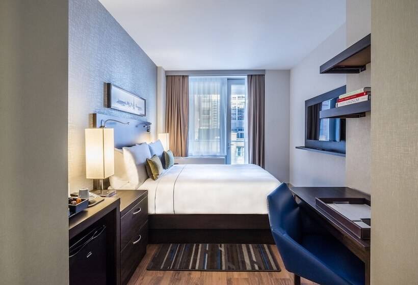 标准间带双人床, The Bernic Hotel New York City, Tapestry Collection By Hilton