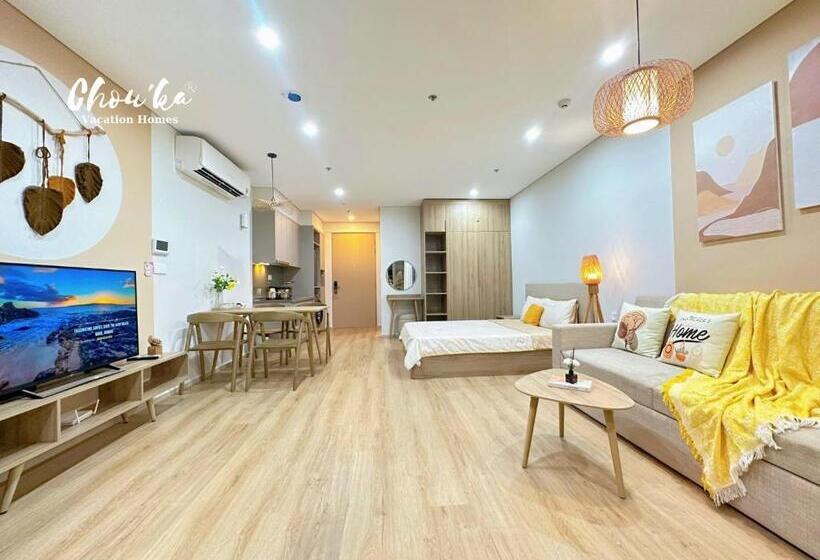 استودیو استاندارد با بالکن, Hoàn Phố Land   The Sóng Apartment Vũng Tàu