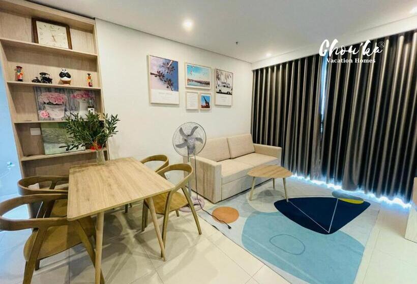 آپارتمان 1 خوابه با چشمانداز دریا, Hoàn Phố Land   The Sóng Apartment Vũng Tàu