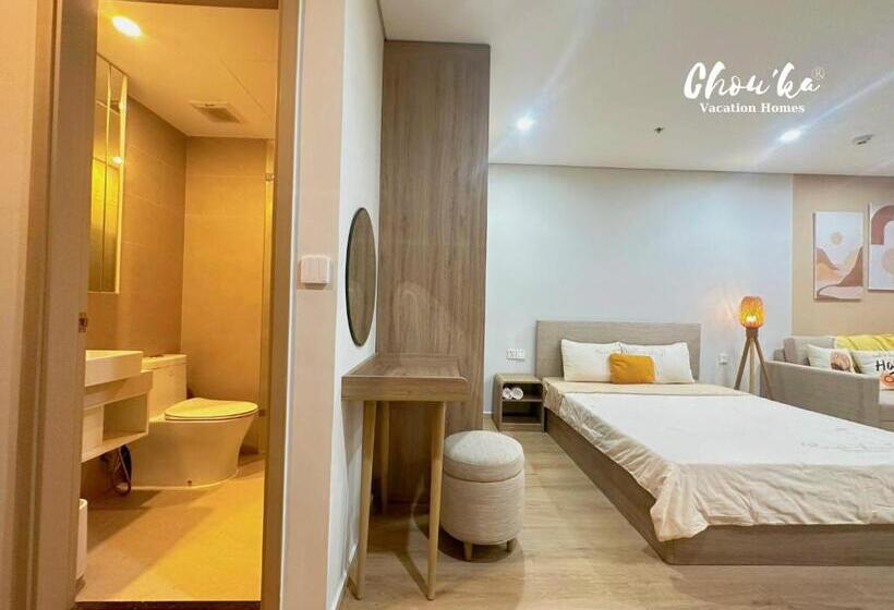 استودیو استاندارد با بالکن, Hoàn Phố Land   The Sóng Apartment Vũng Tàu