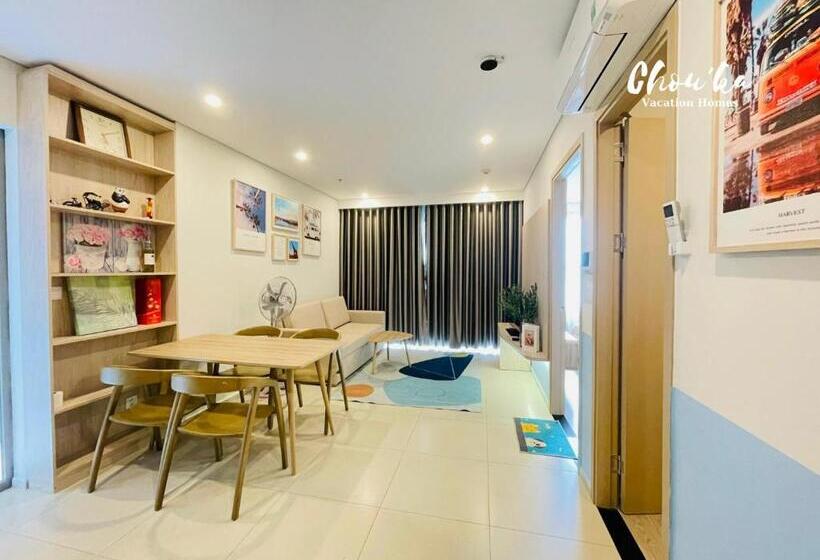 آپارتمان 1 خوابه با چشمانداز دریا, Hoàn Phố Land   The Sóng Apartment Vũng Tàu