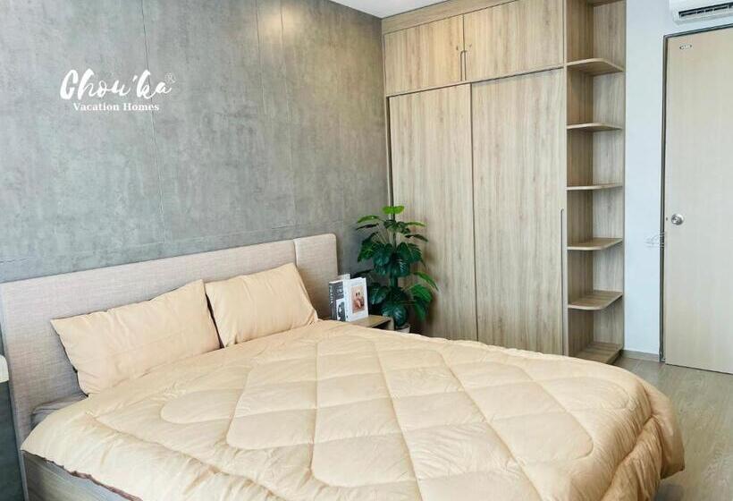 آپارتمان 1 خوابه با چشم‌انداز دریا, Hoàn Phố Land   The Sóng Apartment Vũng Tàu