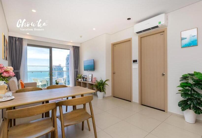 آپارتمان 1 خوابه با چشمانداز دریا, Hoàn Phố Land   The Sóng Apartment Vũng Tàu