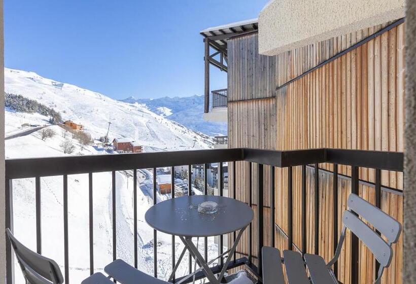 1 Bedroom Apartment Mountain View, Résidence Le Médian  Les Ménuires