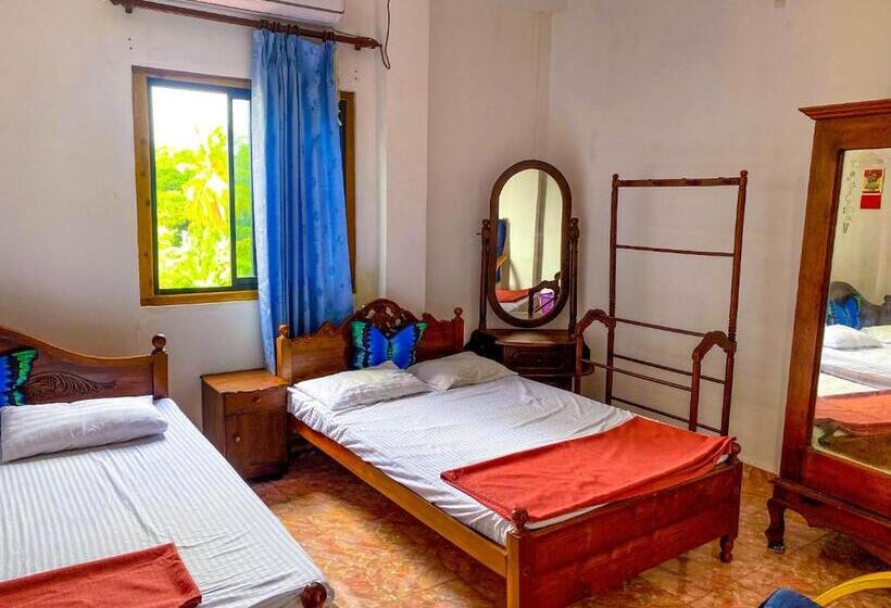 اتاق استاندارد چهارنفره با سرویس بهداشتی مشترک, Geesh Residence : Rooms In Jaffna
