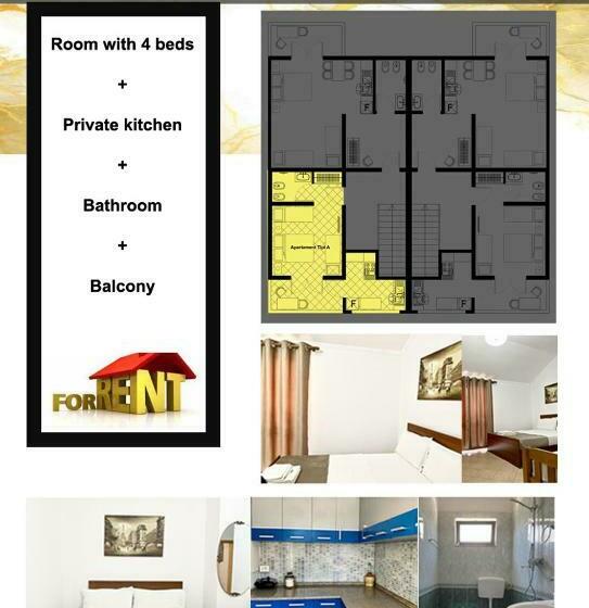 家庭间, Vila M Vera Rooms With Kitchen And Apartments