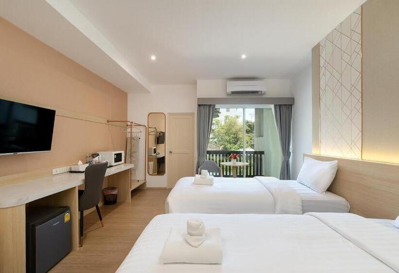 غرفة ديلوكس, Riski Residence Ngamwongwan