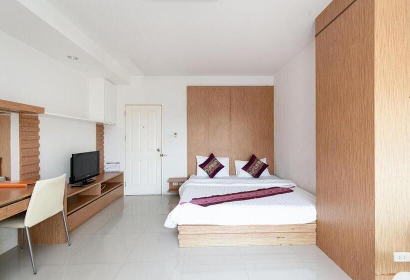 غرفة قياسية سرير كينج, Riski Residence Ngamwongwan