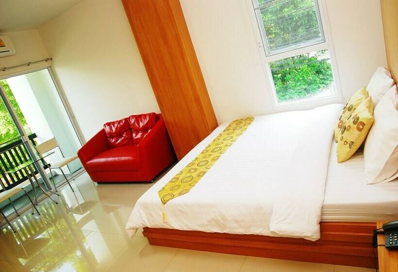 غرفة ديلوكس, Riski Residence Ngamwongwan