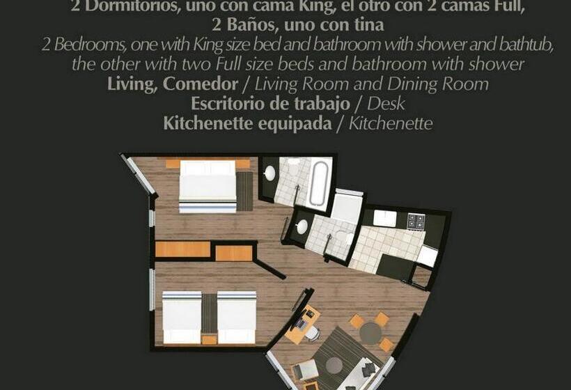 اتاق لوکس چهار تخته, Casa Grande Suites