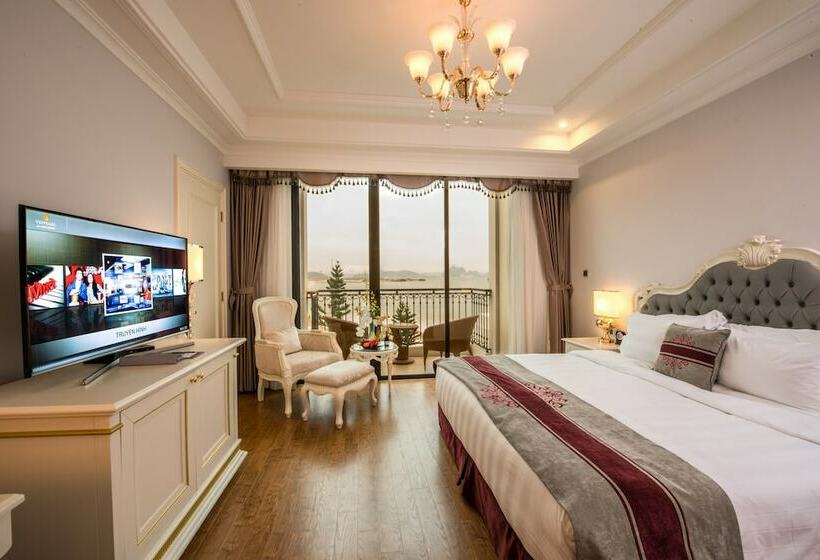 디럭스 룸 바다 전망, Vinpearl Resort & Spa Ha Long