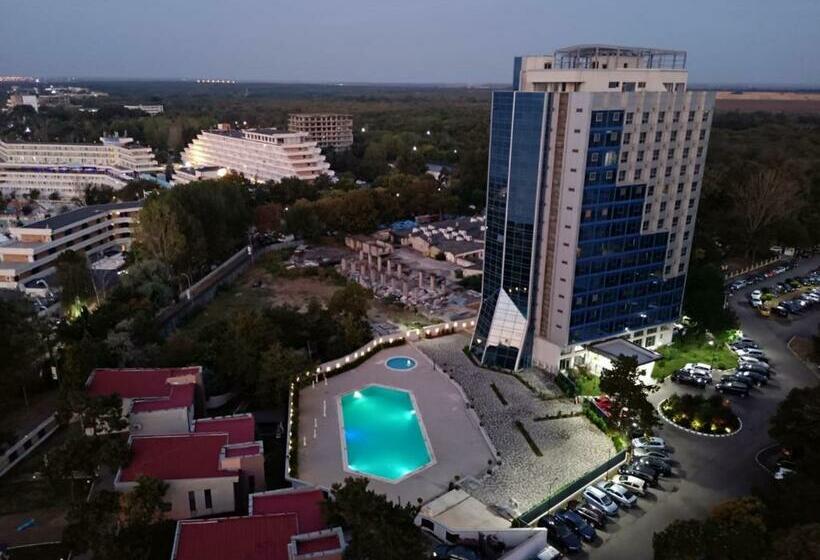 带1个卧室的带海景的公寓, Olimp Sea View Apartments Etajul 11