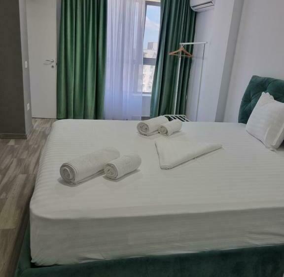 آپارتمان 1 خوابه با چشم‌انداز دریا, Olimp Sea View Apartments Etajul 11