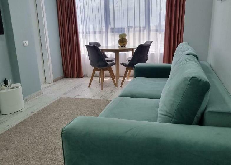 آپارتمان 1 خوابه با چشم‌انداز دریا, Olimp Sea View Apartments Etajul 11