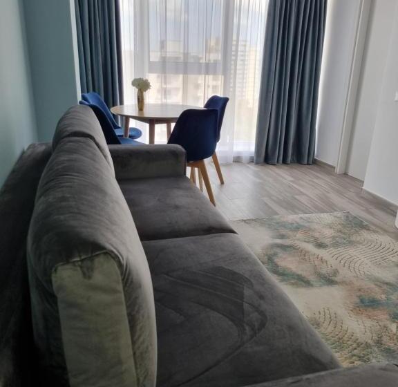 آپارتمان 1 خوابه با چشم‌انداز دریا, Olimp Sea View Apartments Etajul 11