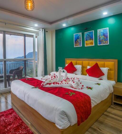 디럭스 룸 산전망, Mukteshwar Treat Resort