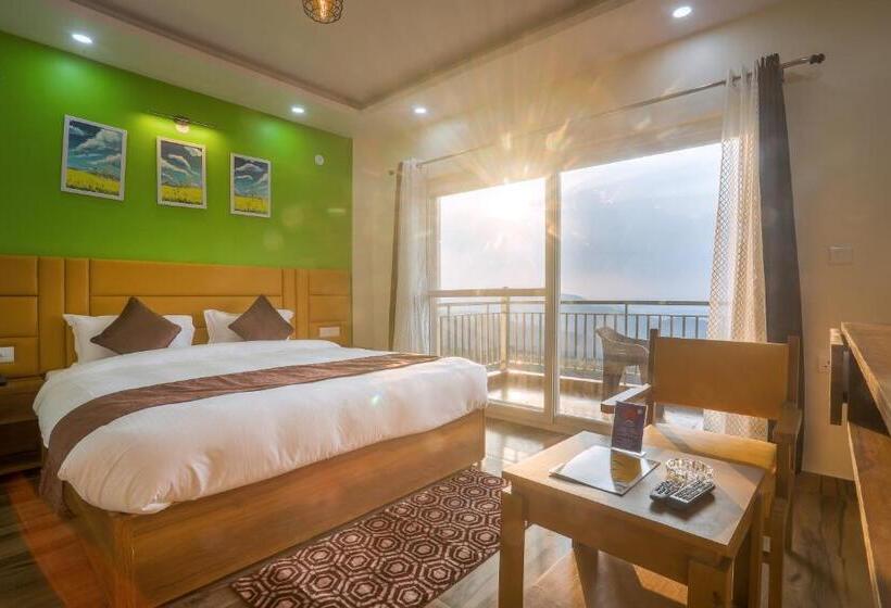 חדר דלוקס עם נוף להרים, Mukteshwar Treat Resort