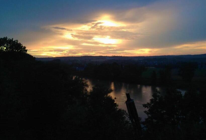 バルコニー付きデラックスルーム, Aussicht Bio Hotel Restaurant Cafe