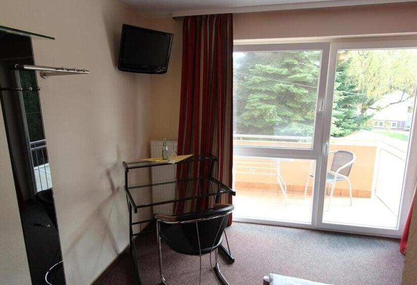 חדר סטנדרט יחיד עם מרפסת, Landgasthof Zur Alten Scheune