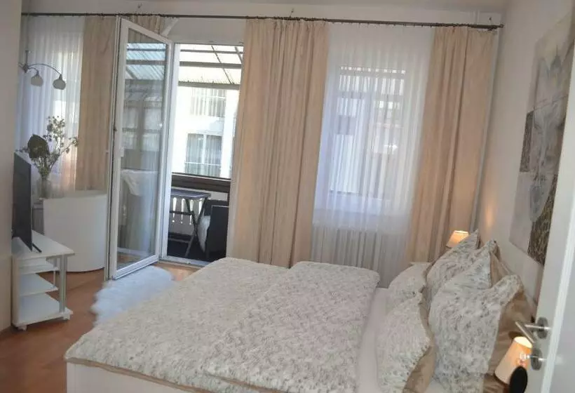 Standard-huone Parveke, Ulrike S Pension Am Kurpark