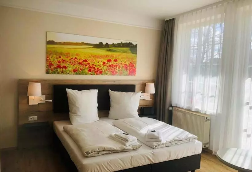 テラス付きスタンダードルーム, Landhotel Gutshof Im Oertzetal In Oldendorf, Südheide