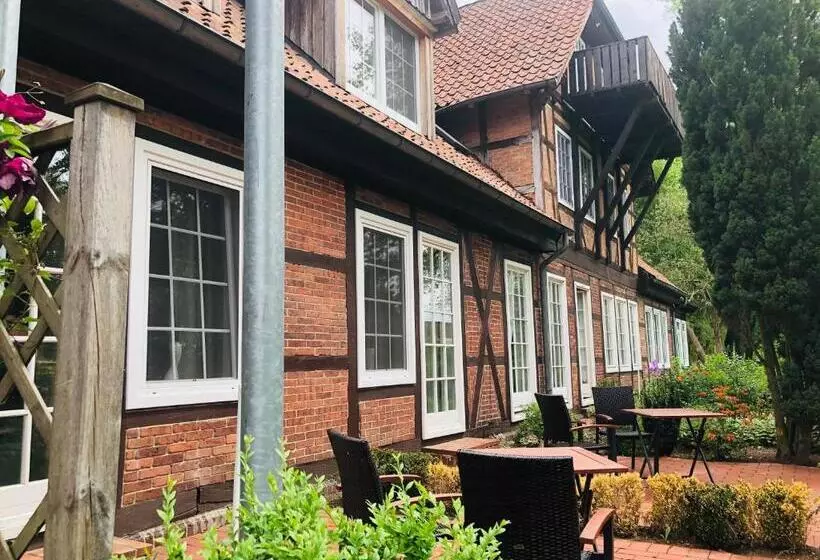 テラス付きスタンダードルーム, Landhotel Gutshof Im Oertzetal In Oldendorf, Südheide