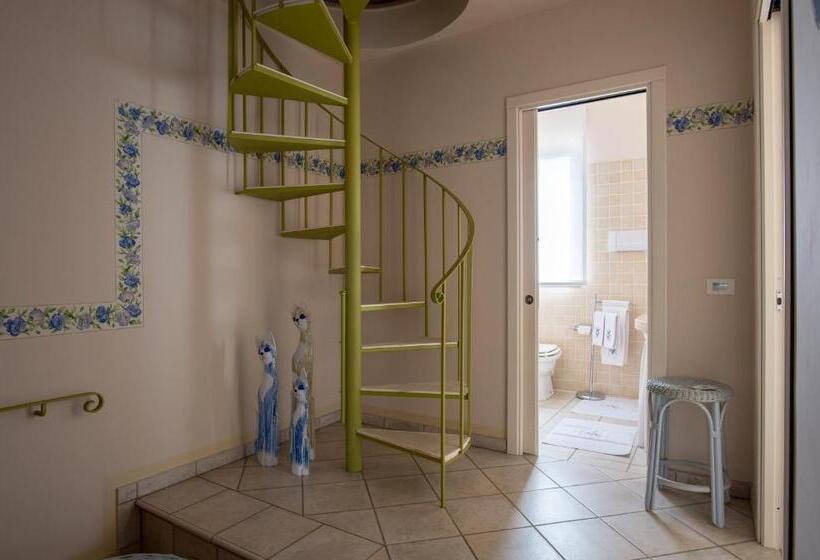 غرفة قياسية مع حمام خارجي, B&b At Durrueli S