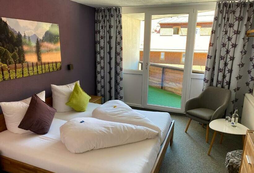 스탠다드 발코니 룸, Bergsteiger Hotel Grüner Hut