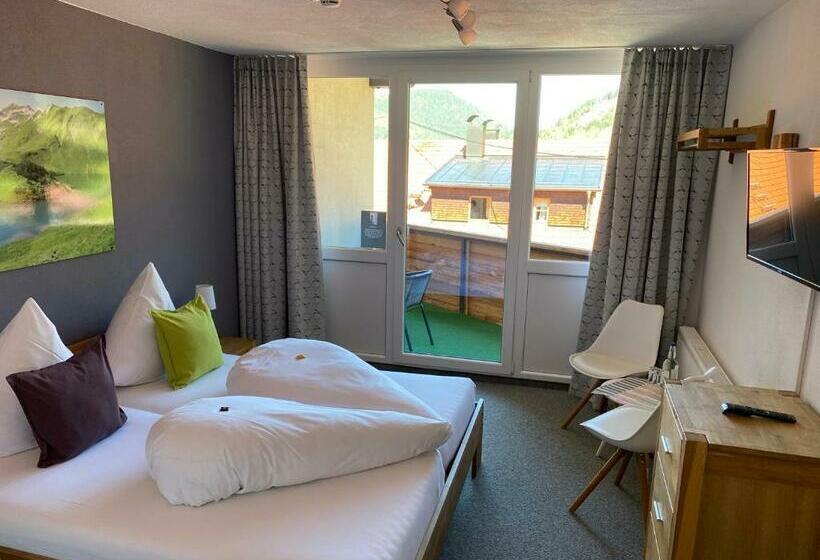 标准间带阳台, Bergsteiger Hotel Grüner Hut