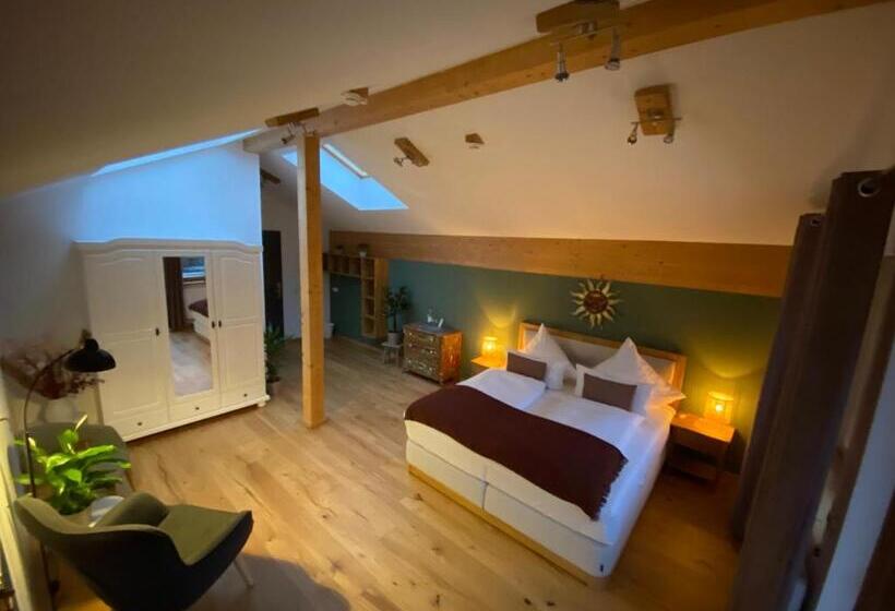 발코니 디럭스 룸, Bergsteiger Hotel Grüner Hut