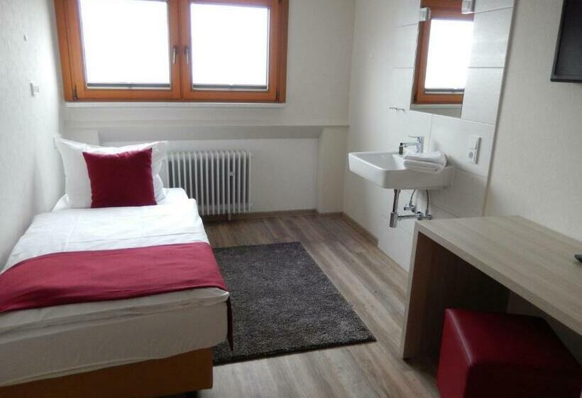 اتاق استاندارد یک تخته با سرویس بهداشتی مشترک, Gasthaus Wollscheid