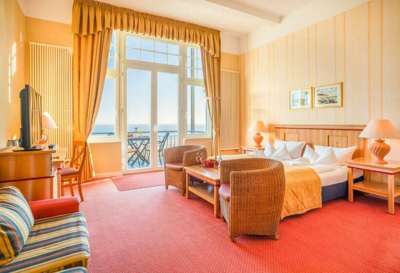 可观海景的舒适型房间, Strandhotel Möwe