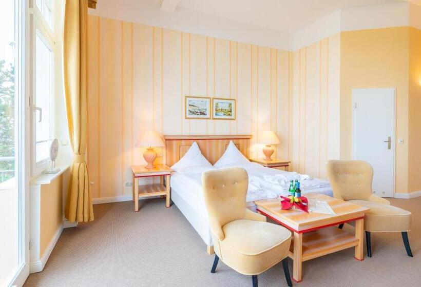 可观海景的舒适型房间, Strandhotel Möwe